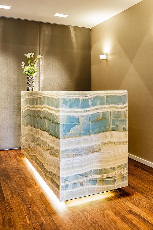 Onyx Blue Jade Sonderprojekt — Detail