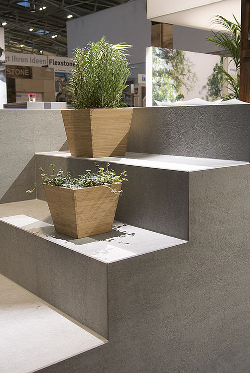 Laminam Pietra di Savoia Grigia Sonderprojekt — Perspektive