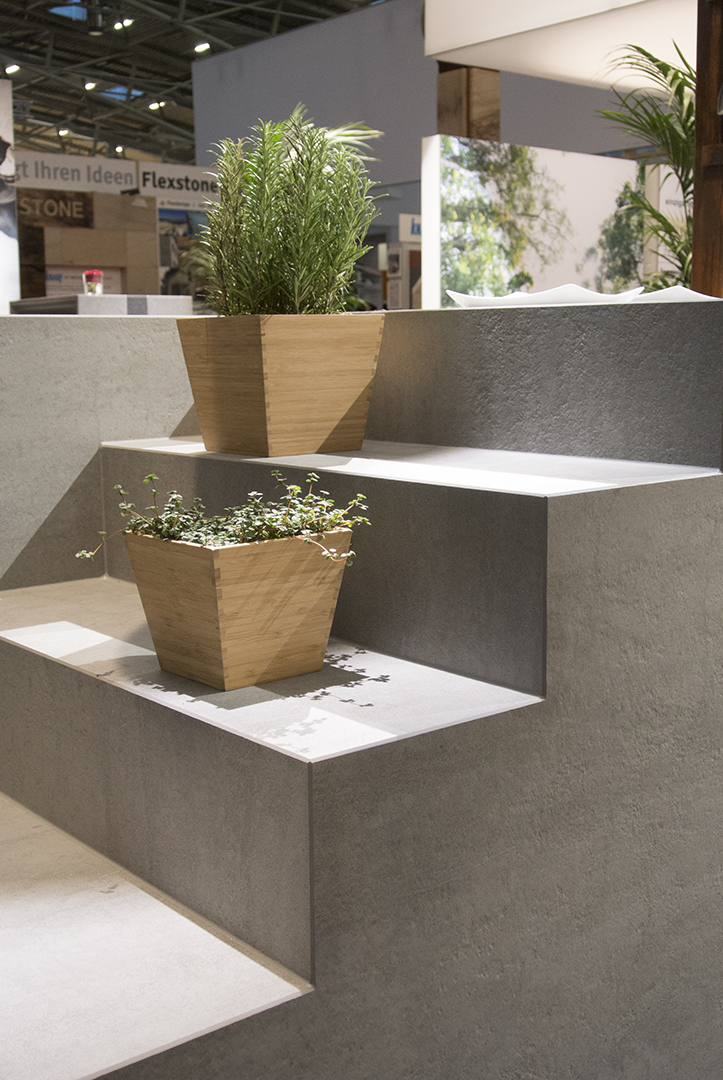 Laminam Pietra di Savoia Grigia Sonderprojekt — Materialdetail