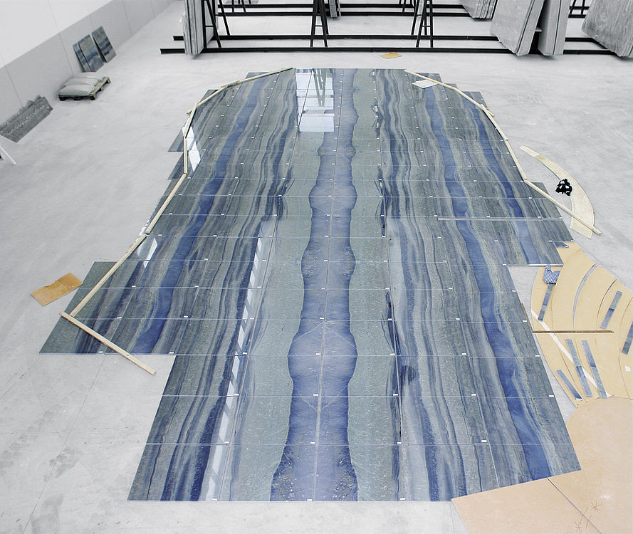 Azul Imperial Sonderprojekt — Nahaufnahme