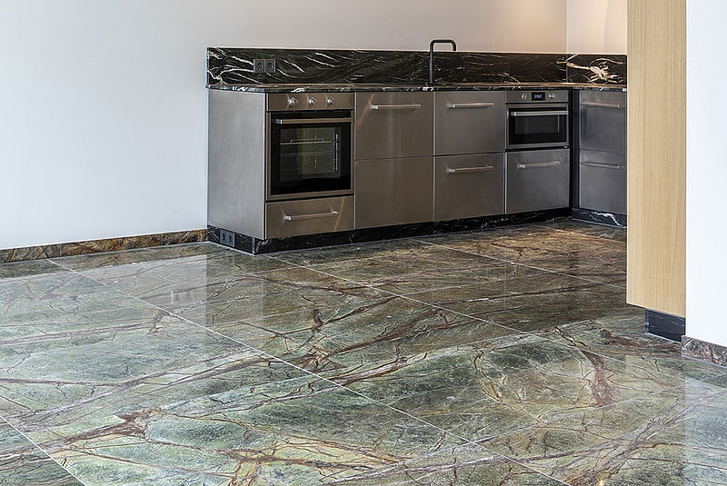 Rainforest Green Bodengestaltung — Nahaufnahme