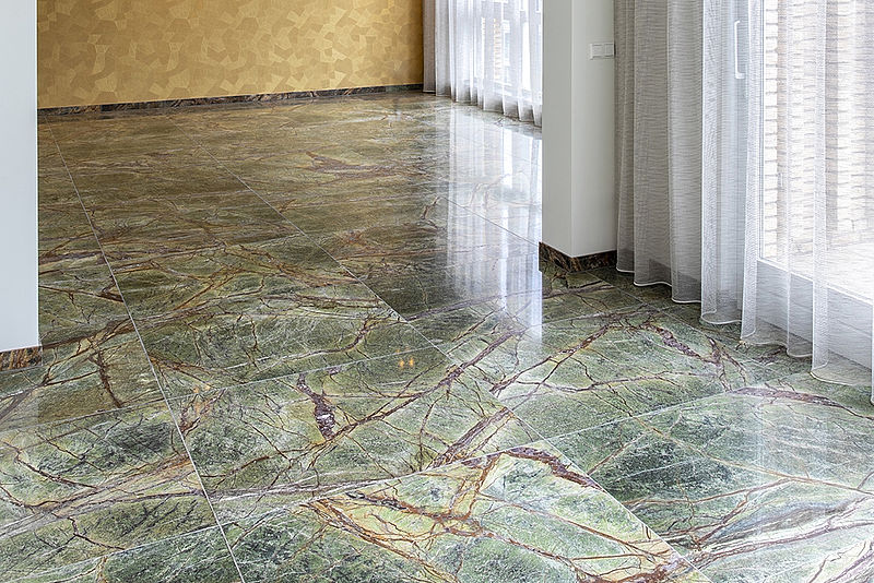 Rainforest Green Bodengestaltung — Seitenansicht