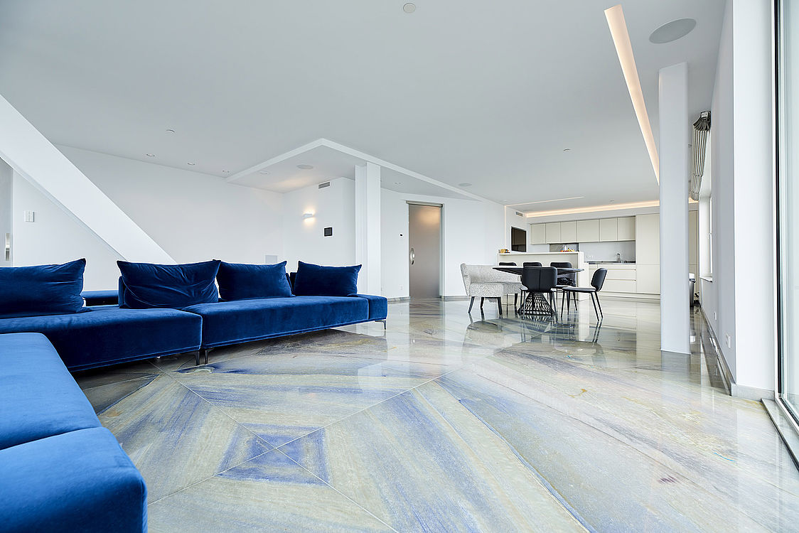 Azul Imperial Bodengestaltung — Detail