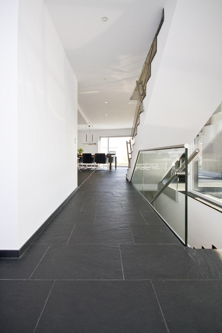 Porto Schiefer Bodengestaltung — Nahaufnahme