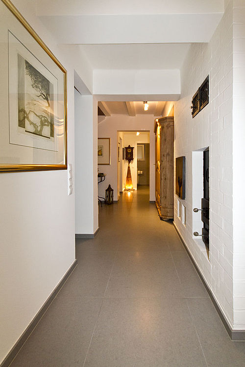 Caesarstone 4030 Oyster Bodengestaltung — Nahaufnahme