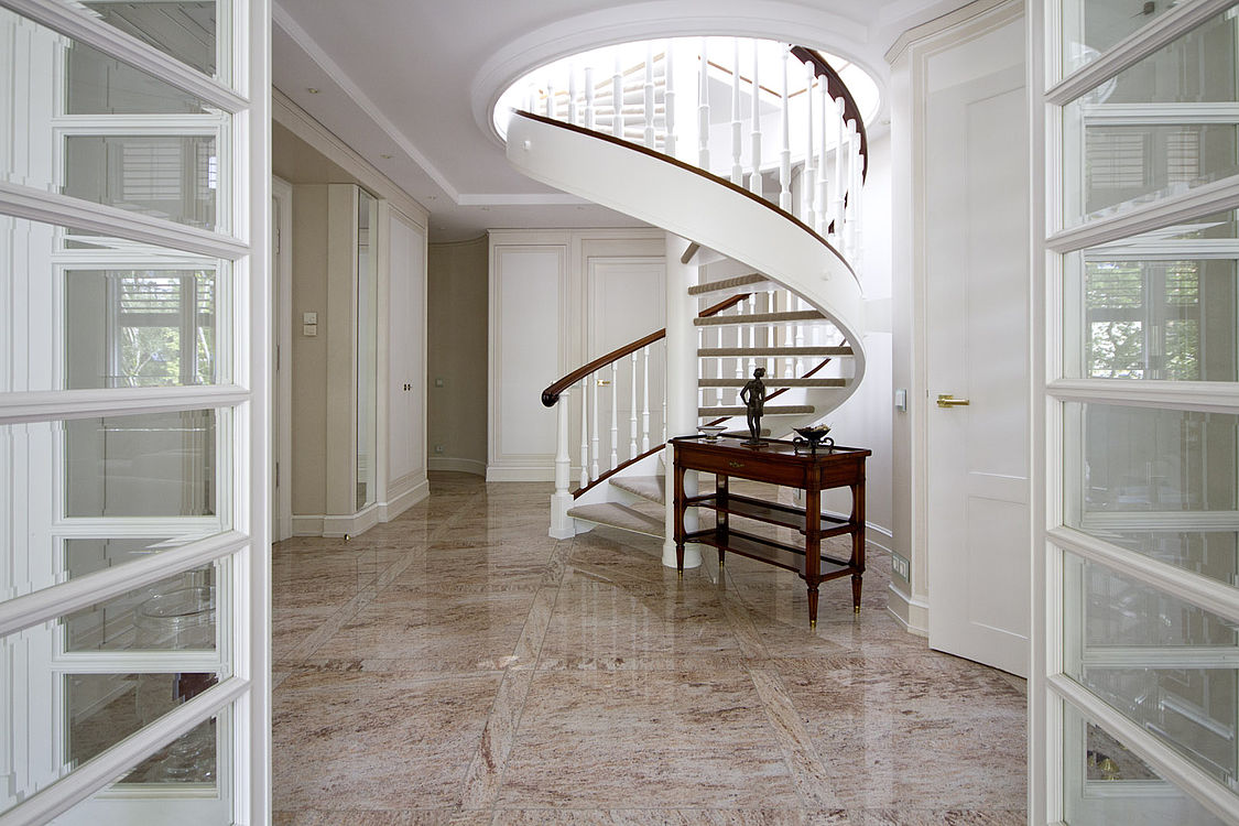 Ivory Brown Bodengestaltung — Materialdetail