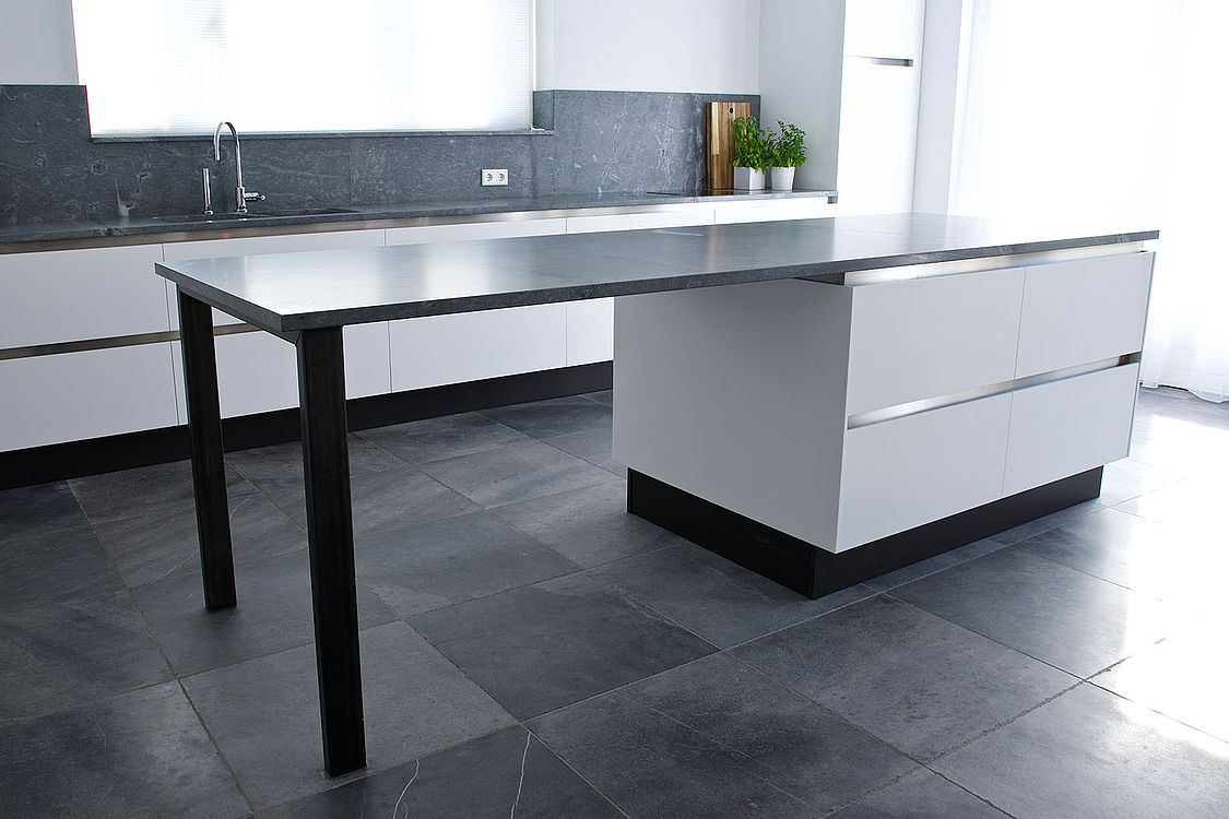 Sky Blue Küche — Perspektive