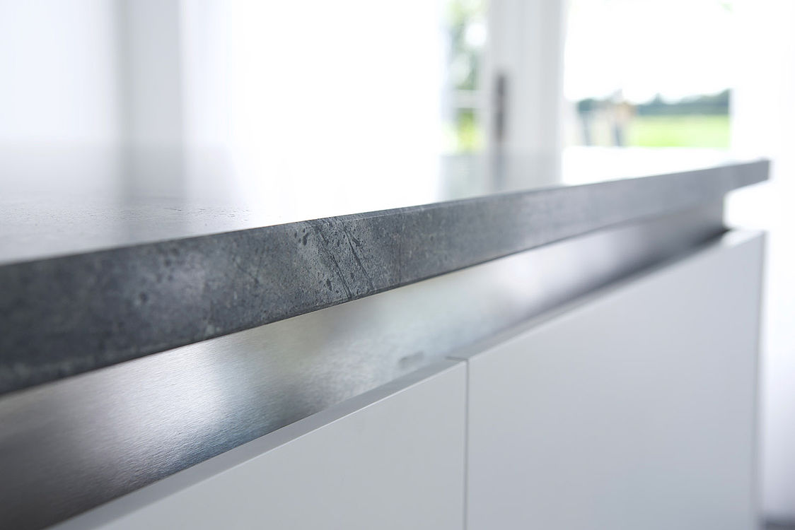 Sky Blue Küche — Materialdetail