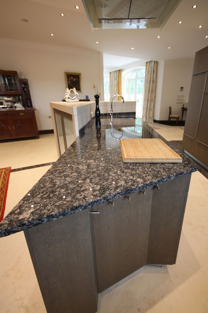 Sapphire Blue Küche — Nahaufnahme