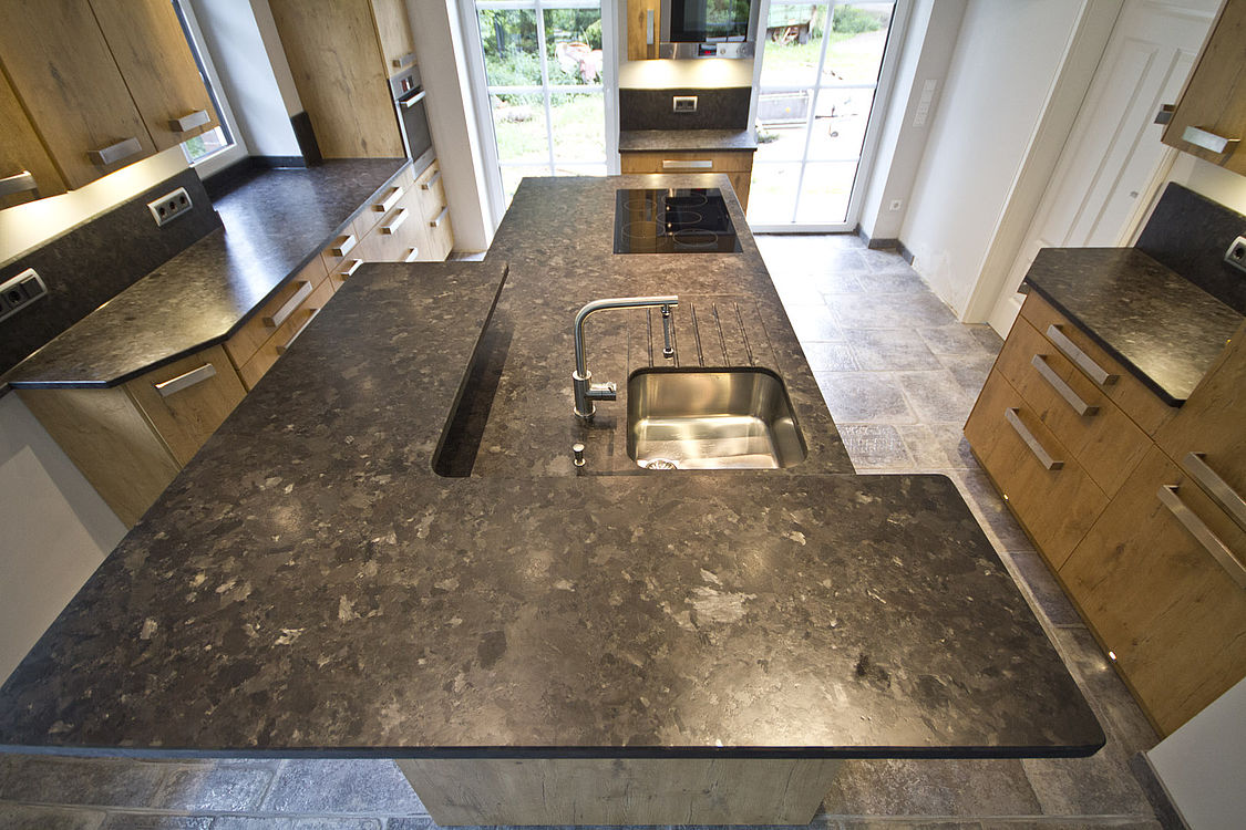 Brown Antique Küche — Perspektive