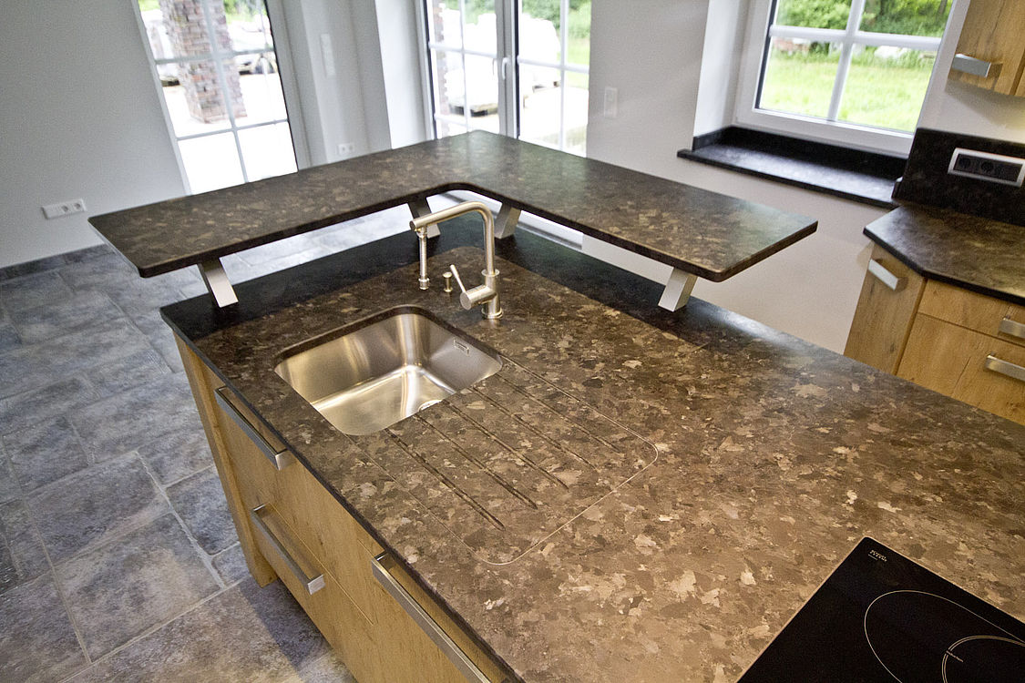 Brown Antique Küche — Nahaufnahme