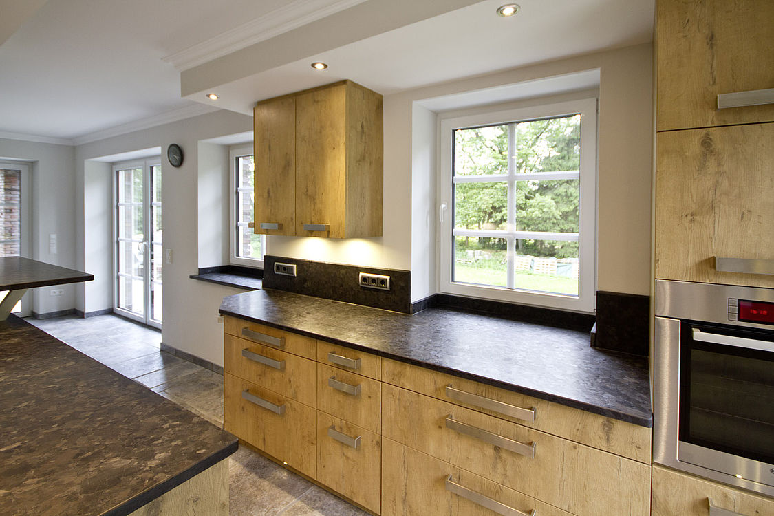 Brown Antique Küche — Raumansicht