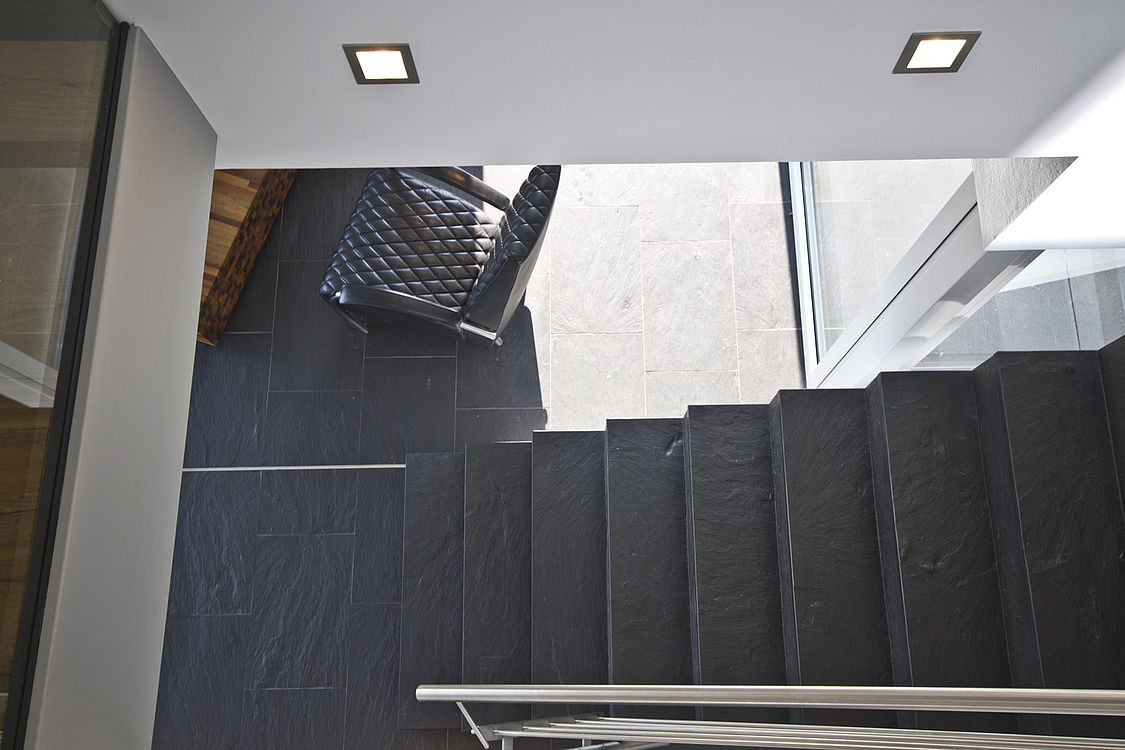 Porto Schiefer Treppenanlage — Detail