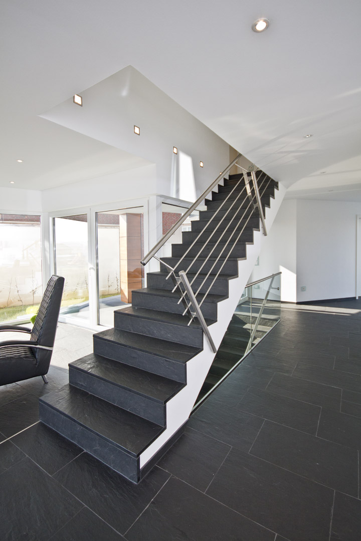 Porto Schiefer Treppenanlage — Nahaufnahme